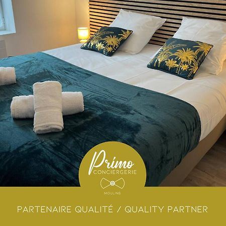 Le Cocon Moulinois, Proche Gare Avec Services By Primo C0Nciergerie Apartment Мулин Екстериор снимка